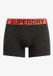 Superdry BOXER TRIPLE PACK Heren Onderbroek - Khaki Stripe/Khaki Grit/Black