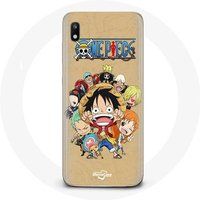 Maniacase Hoesjes voor Samsung Galaxy A10 Manga Straw Hat Pirates Maniacase uit één stuk