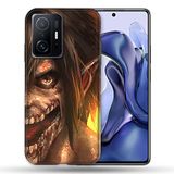 Beschermhoes Xiaomi Beschermhoes voor 11T / 11T Pro Manga Attack Titan Eren Titan