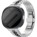 Strap-it Samsung Bracelet acier Jubilee Samsung Galaxy Watch 8 Classic (argent/noir)