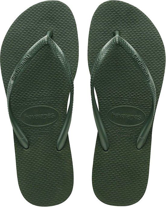 Havaianas SLIM Teenslippers Dames Groen Maat 39/40 - Lente/Zomer 2024