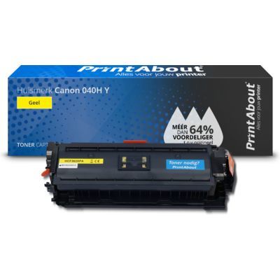 PrintAbout 040H Y Toner Cartridge - Yellow - High Yield - Compatible with Canon i-SENSYS LBP710CX, LBP712CX