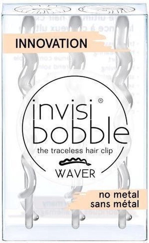 Invisibobble Crystal Clear Haarspeld 3 st.