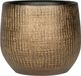Ter Steege Plantenpot - Keramiek - Goud - Metaal Look - D15 x H13 cm