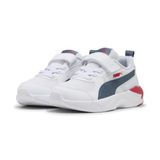 PUMA X-Ray 4 sneakers voor kinderen 35, White Evening Blue For All Time Red