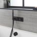 Hudson Reed Kit Bain Douche - Mitigeur & Douchette - Vidage & Remplissage Baignoire Noir