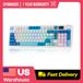 EPOMAKER × AULA F99 MAX 96% ANSI US Layout Tri-mode draadloos mechanisch gamingtoetsenbord met 8000 mAh batterij