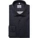 Seidensticker Slim Fit Overhemd donkerblauw, Bedrukt