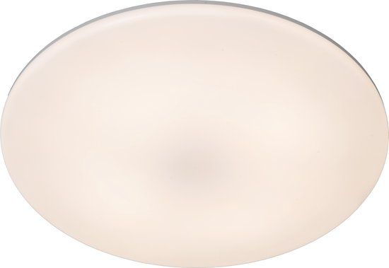Lucide OLSON - Plafonnière Badkamer - Ø 29 cm - LED - CCT - 1x24W 3000K/6500K - IP44 - Opaal
