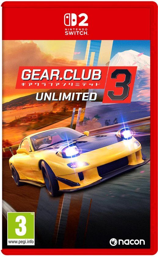 Nacon Gear.Club Unlimited 3 - Nintendo Switch 2 - Standard Edition - Nintendo Switch Gamecard
