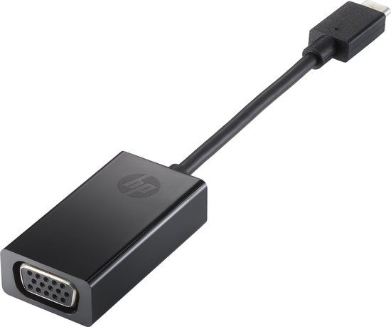 HP USB-C naar VGA Adapter - Zwart - P7Z54AA