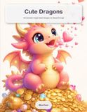 Cute Dragons: A Cute Coloring Book for Adults