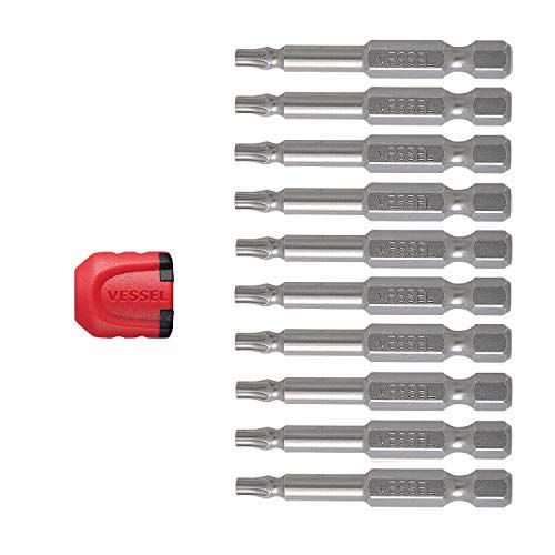 VESSEL EMGETX2050P10T dopsleutelset Torsion TORX T20, 50 mm, 10-delig
