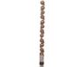 Decoris Mini kerstballen - 14x st - toffee bruin - D3 cm - kunststof