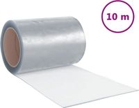 vidaXL Deurgordijn PVC Transparant 300x2,6 mm 10 m