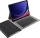 Just in Case Housse de tablette avec clavier pour Samsung Galaxy Tab S11 Ultra - QWERTY Espagnol Bluetooth Étui clavier - Noir