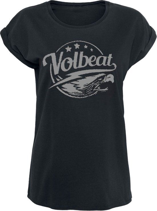 Volbeat Eagle Dames T-shirt - zwart - XXL