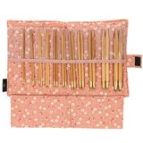 Seeknit Rondbreinaaldenset, bamboe, roze, standaard
