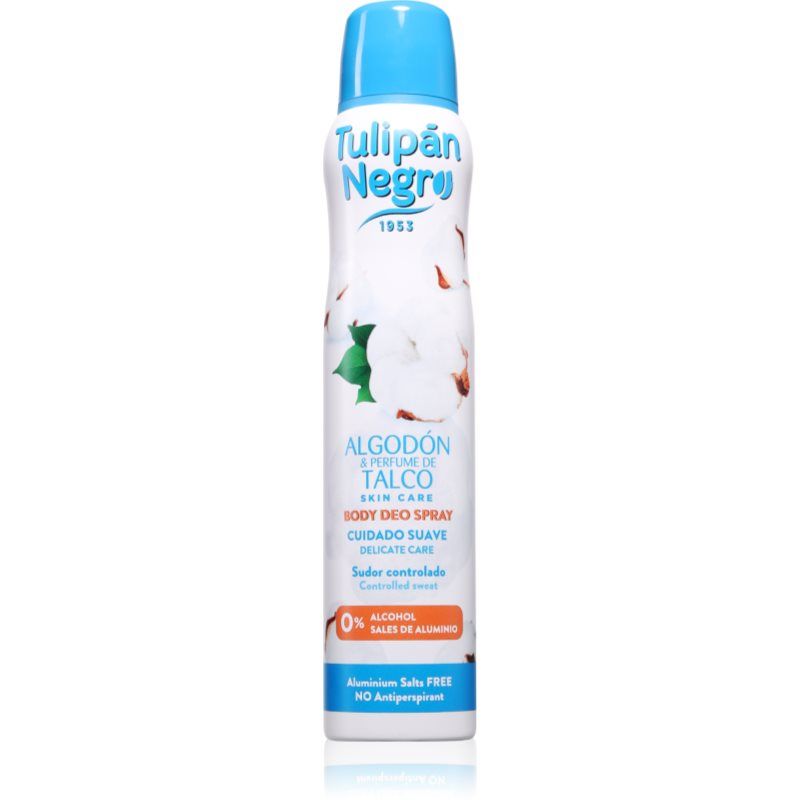 Tulipán Negro Black Tulip Cotton and Talc Deodorant Spray 200ml
