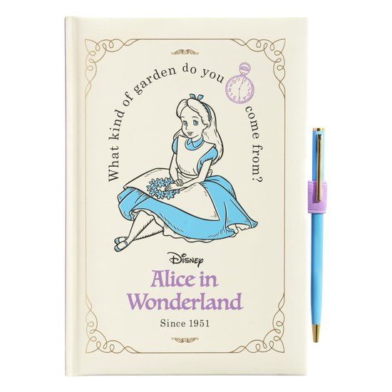 Grupo Erik Disney Alice In Wonderland - Premium A5 Notitieboek met pen - Multicolours