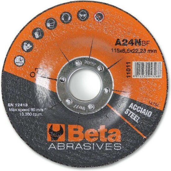Beta 115x6,5 Afbraamschijven Doorgezet 10 stuks 110110115