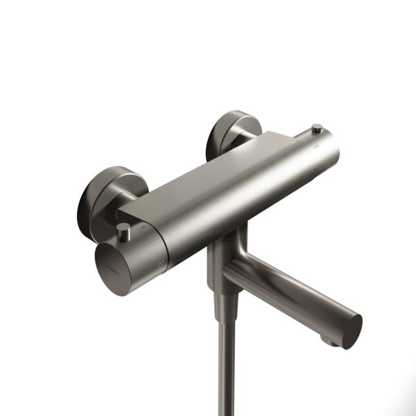 Hotbath Buddy badthermostaat opbouw geborsteld nikkel B020GN