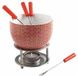 Mastrad Chocoladefondueset - Zon - Rood