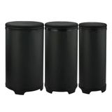 Remo Wereld Percussie Sets Festival Tubano (3 Tubanos 10", 12", 14") Zwart Mat DP-25TU-CC-71