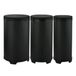 Remo Wereld Percussie Sets Festival Tubano (3 Tubanos 10", 12", 14") Zwart Mat DP-25TU-CC-71