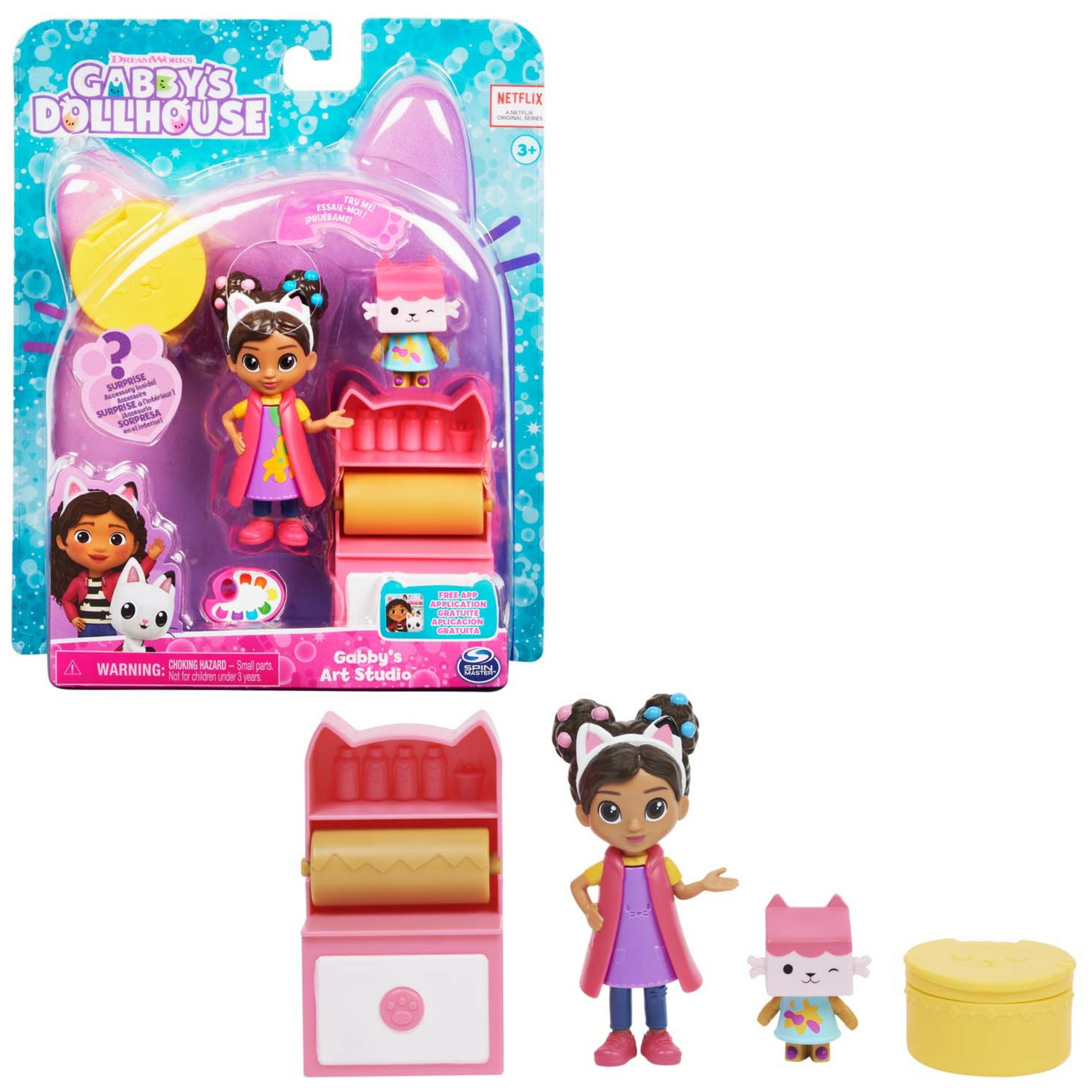 Gabby's Dollhouse - Knutsel Speelset met Gabby & Babykitty - Speelgoed Figuurset