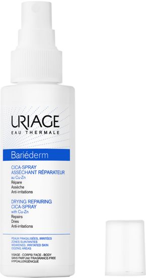 Uriage Bariéderm Cica-Spray Lotion 100ml - Voor Vrouwen - Gevoelige Huid - Regenererend & Kalmerend