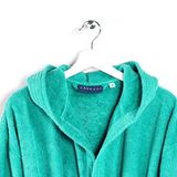 Caleffi Menorca badjas met capuchon, katoen, mint, XXL, 1002433