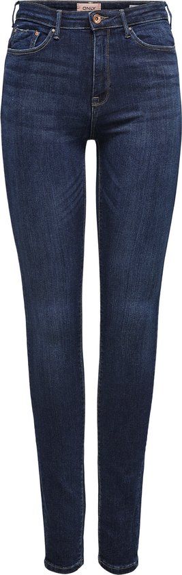 ONLY ONLPAOLA HW SK DNM Jeans - Dark Blue Denim - W30/L32