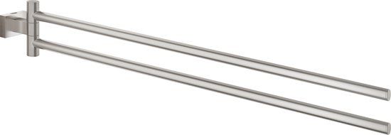 GROHE Essentials Cube Handdoekhouder - Supersteel (RVS look) - Handdoekrek - Modern