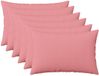 vidaXL - Kussensloop - 6 stuks - HEERLEN - Roze - 50 x 80 cm - Katoensatijn