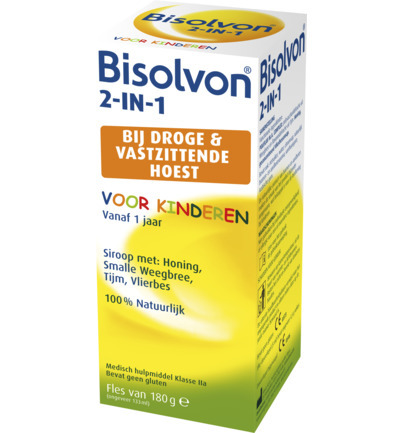 Bisolvon Drank 2 in 1 kind 133 ML