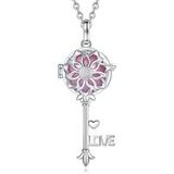 Bol Zwangerschapsbol bloem Sleutel Liefde Bol Roze Ketting rood