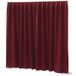 Wentex P&D Curtain Dimout 300x400 Pipe & Drape geplooid gordijn rouge