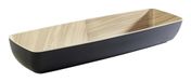 APS-Germany APS FRIDA Melamine Beige, Zwart Rechthoekig Schaal