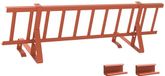 vidaXL - Dak - sneeuwbeschermer - Rood - 800 x 29,5 x 34,5 cm - Staal