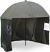 Wiltec Paraplu Poisson 250 cm - avec parois latérales - protection contre le vent et la pluie