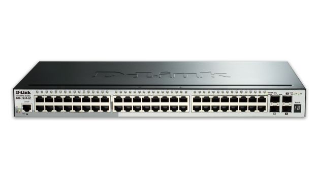 D-Link DGS-1510-52X - Managed L3 Gigabit Ethernet Switch - 48 Ports - 1U - Black