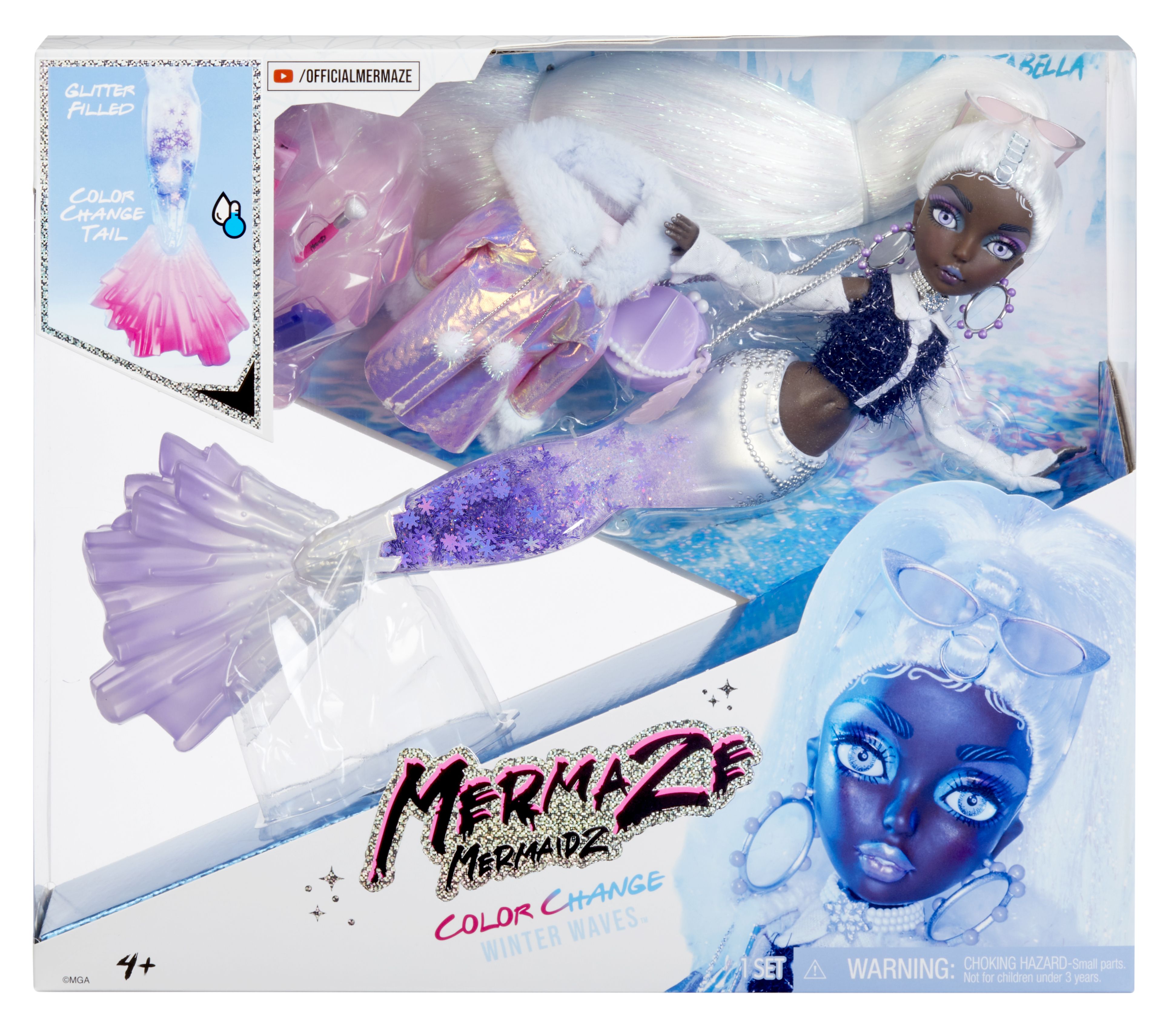 Mermaze Mermaidz Winter Waves - Crystabella Fashion Doll