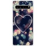 Samsung Bedrukt siliconen hoesje compatibel met Galaxy S10 5G Coeur Love