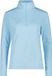 CMP Dames coltrui van jersey met korte rits en lange mouw - Sky light mel. - XS