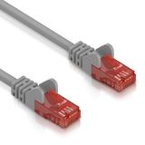 Allteq Cat 6 - U/UTP - Netwerkkabel - Patchkabel - Internetkabel - 10 Gbps - 15 meter - Grijs