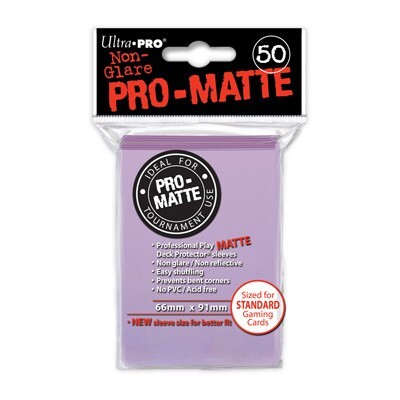 Ultra Pro Sleeves Matte Lila