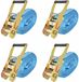 vidaXL Spanbanden 4 ton 8mx50mm blauw 4 st
