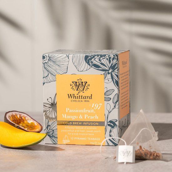 Whittard of Chelsea Koude infusie van fruit & kruiden Passionfruit, Mango & Peach, 12 st.