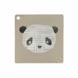 OYOY Lun Lun set de table Carré Noir, Gris, Blanc 1 pièce